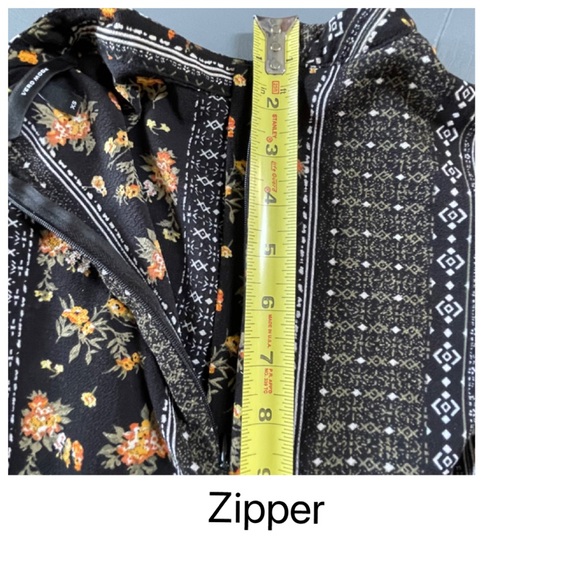 VERO MODA Floral Print Fit & Flare Midi Dress With High Neck Size XS - Picture 12 of 16